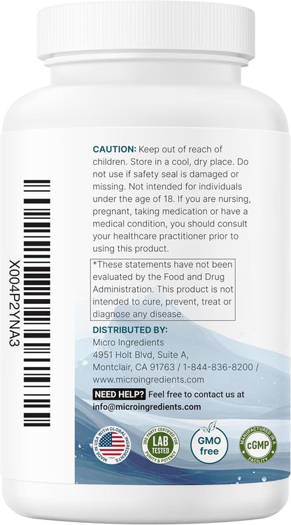 Pure Magnesium Complex, 300 Capsules | Triple Magnesium Glycinate, Malate, Taurate with Vitamin C | 100% Chelated | Supports Muscles, Nerves, & Energy | Only Active Ingredients
