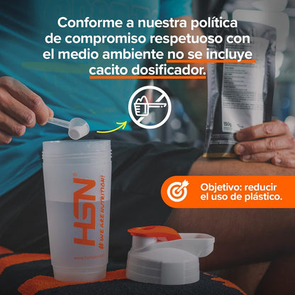 HSN Creatina Excell 100% Creapure® En Polvo - Sin Sabor 500 G | 100% Puro Monohidrato De Creatina Sin Añadidos. Libre De DCD O DHT. No Incluye Dosificador.
