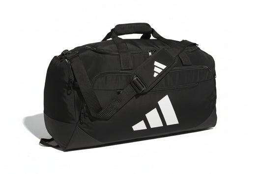 Adidas Defender 5 Duffel Bag for Sports, Gym and Travel, Black, OSFA