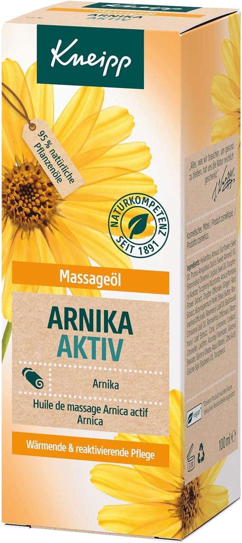 Kneipp Aceite Con El Bienestar De Árnica, Articulaciones Y Músculos Especiales 100Ml