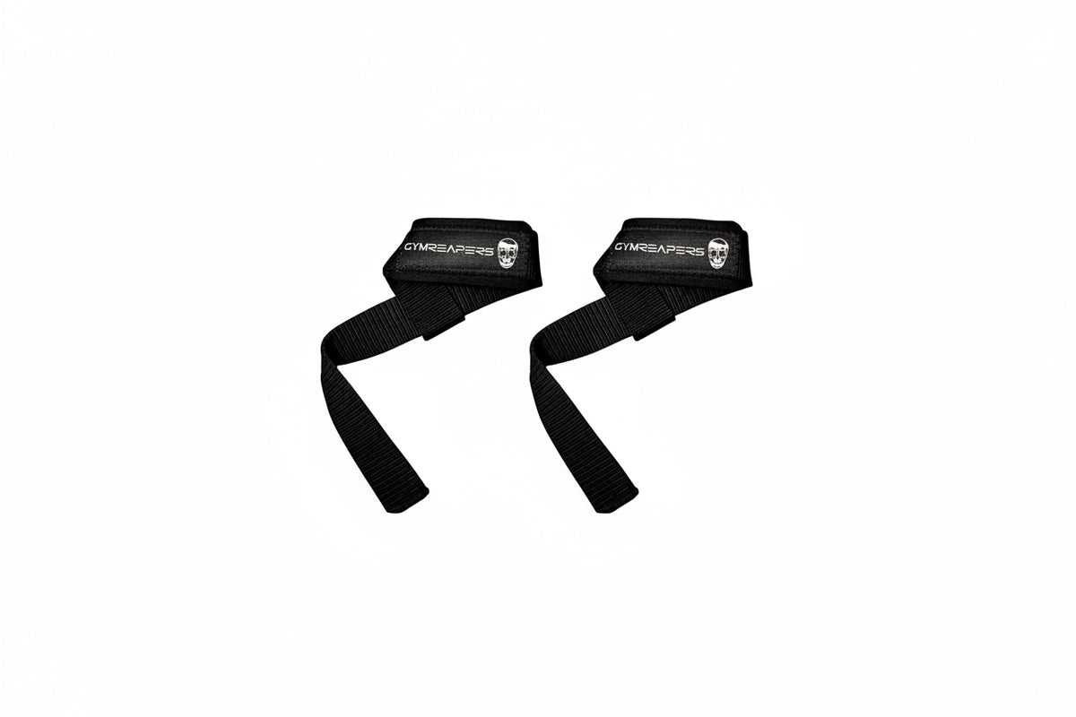 Lifting Wrist Straps for Weightlifting, Bodybuilding, Powerlifting, Strength Training, & Deadlifts - Padded Neoprene with 18 Inch Cotton