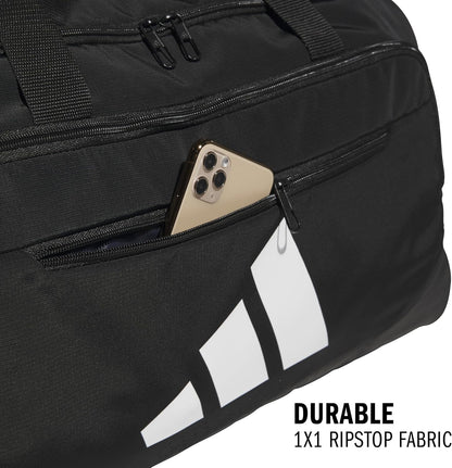 Adidas Defender 5 Duffel Bag for Sports, Gym and Travel, Black, OSFA