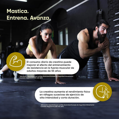 Gominolas De Creatina Monohidratada 5000Mg - Gomitas Pre Entreno Sabor Limón De Creatina Monohidrato Sin Azúcar Ni Gluten - Suplemento Para El Gym, Sin OGM