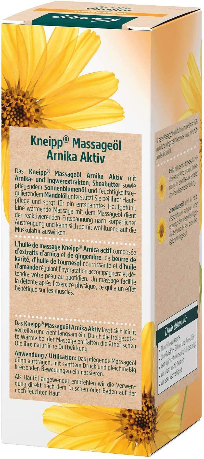 Kneipp Aceite Con El Bienestar De Árnica, Articulaciones Y Músculos Especiales 100Ml